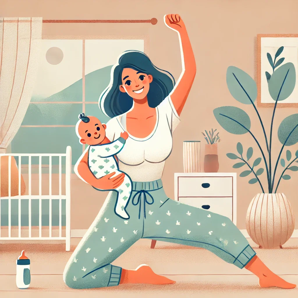 Sau sinh: Bí quyết giữ dáng không cần gym