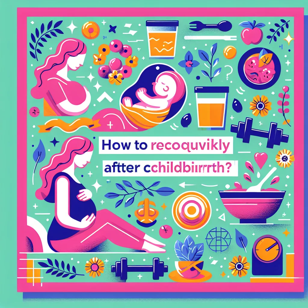 Làm thế nào để phục hồi sức khỏe nhanh sau sinh?