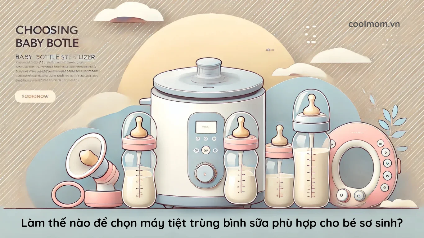 Làm thế nào để chọn máy tiệt trùng bình sữa phù hợp cho bé sơ sinh?