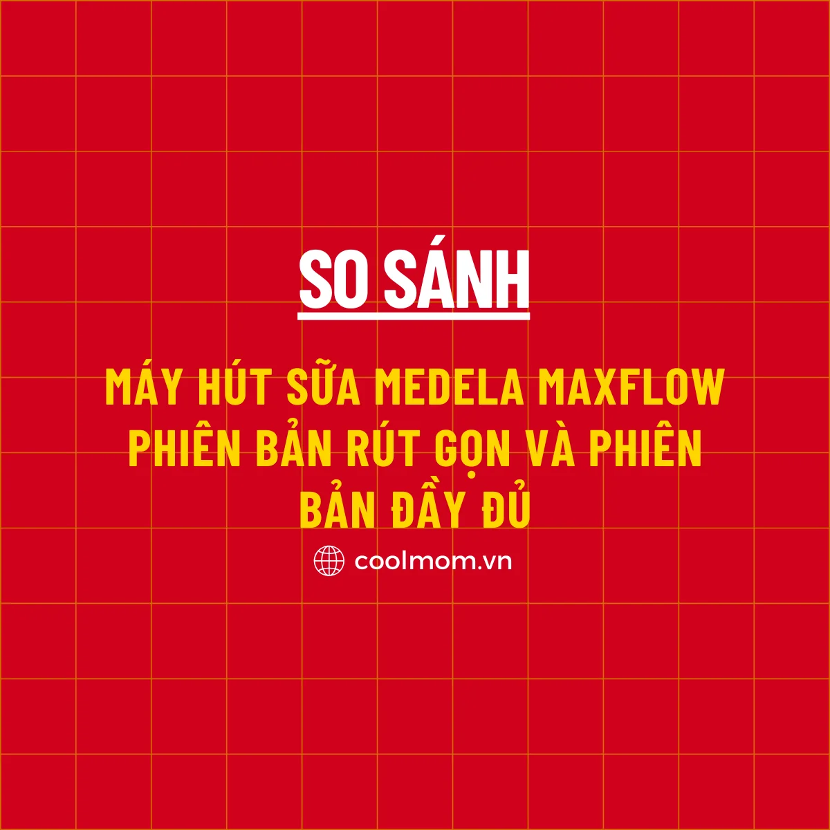 So sánh máy hút sữa Medela Pump In Style Maxflow phiên bản rút gọn và phiên bản đầy đủ